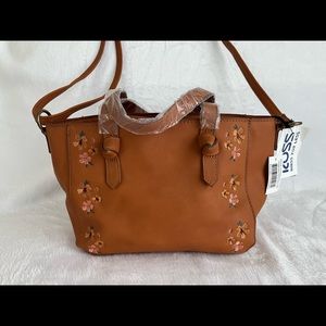 NWT genuine leather small handbag